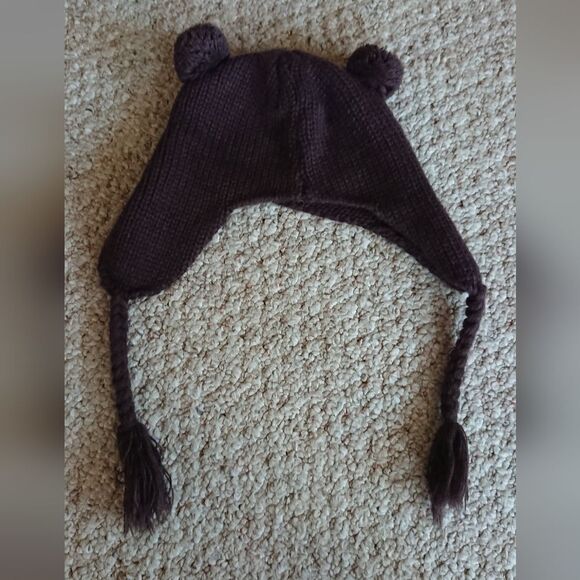 CAPELLI NEW YORK GIRL'S MONKEY KNIT HAT 4-6Y - Picture 3 of 8